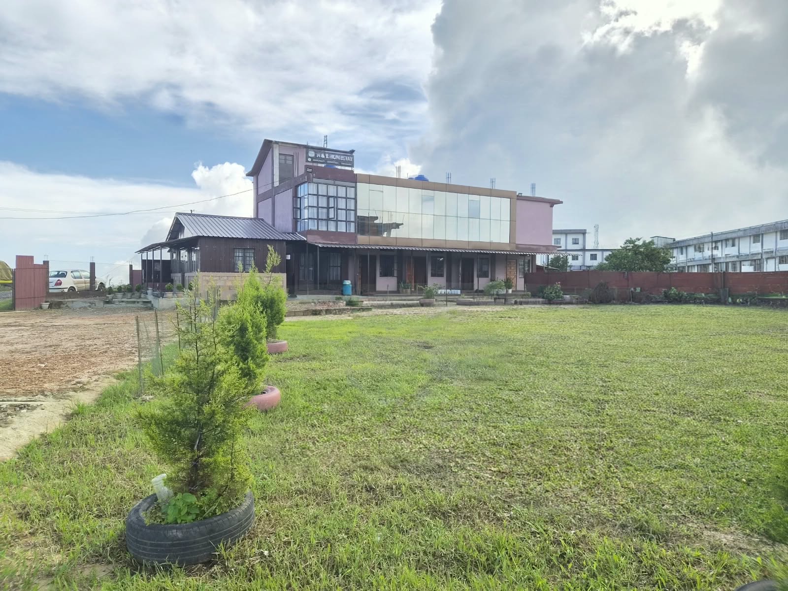 Expansive Green Lawn